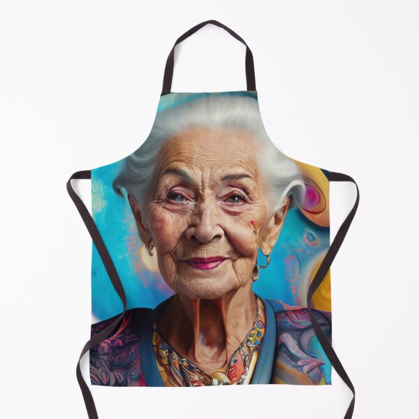 Item preview, Portrait of old woman, planet designed and sold by jsebouvi.
