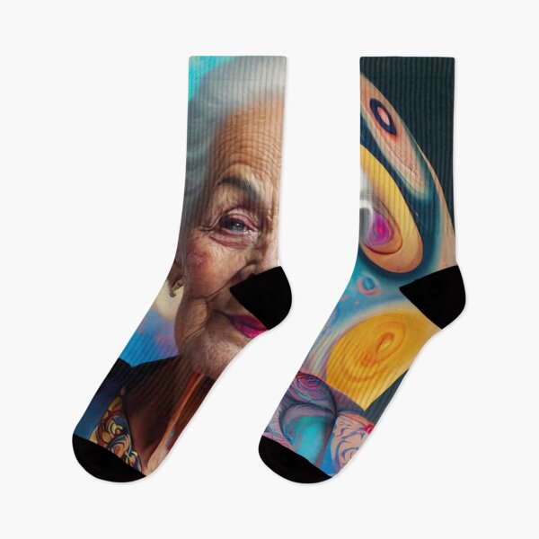 Item preview, Portrait of old woman, planet designed and sold by jsebouvi.