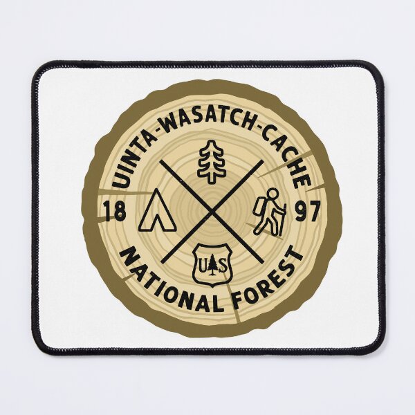 Item preview, Uinta-Wasatch-Cache National Forest Log Slice designed and sold by VanyaKar.