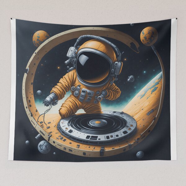 Item preview, astronaut disc jockey designed and sold by mextrance.