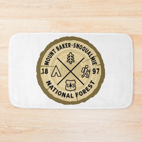 Item preview, Mount Baker-Snoqualmie National Forest Log Slice designed and sold by VanyaKar.