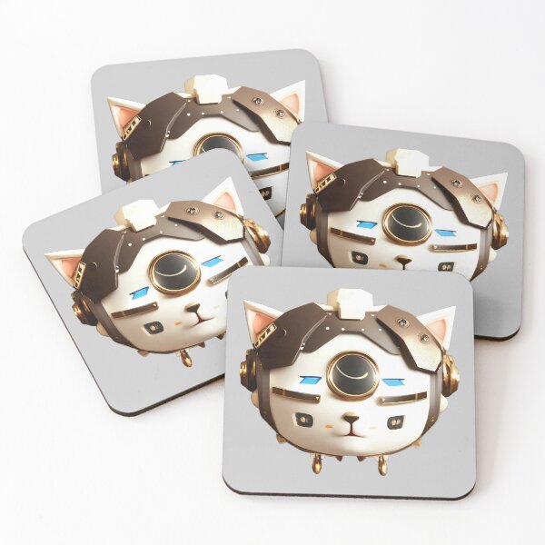 Item preview, Cute Cat Robot 10 - Cool cat theme designed and sold by SheepAttack.