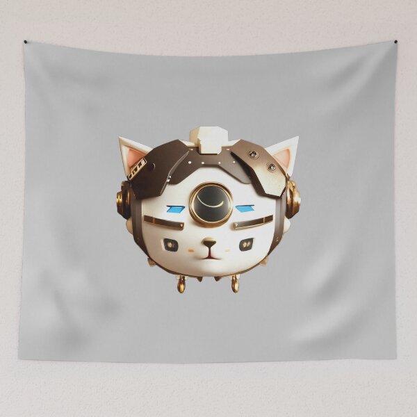 Item preview, Cute Cat Robot 10 - Cool cat theme designed and sold by SheepAttack.
