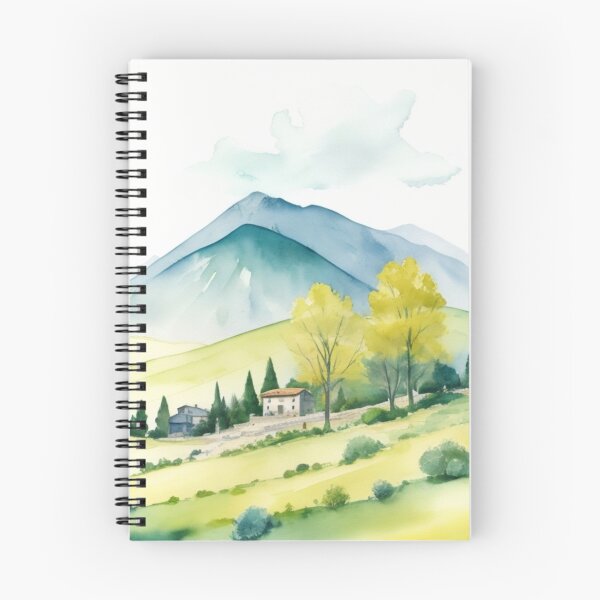 Item preview, Watercolor Apennine Mountains - Villas In The Summer designed and sold by BBGIFTSUK.