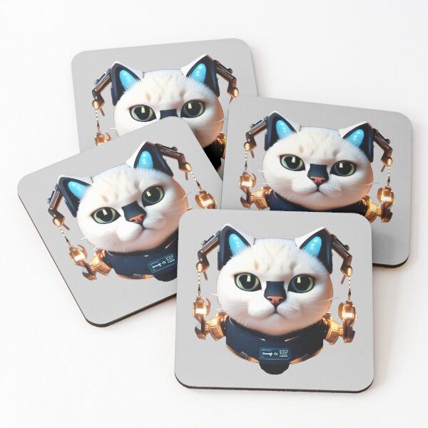 Item preview, Cute Cat Robot 11 - Cool cat theme designed and sold by SheepAttack.