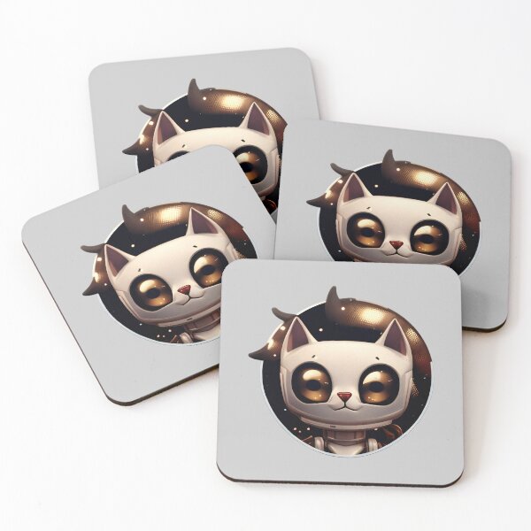 Item preview, Cute Cat Robot 12 - Cool cat design designed and sold by SheepAttack.