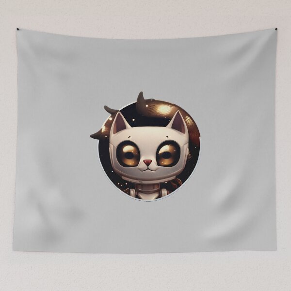 Item preview, Cute Cat Robot 12 - Cool cat design designed and sold by SheepAttack.