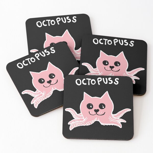 Item preview, Octopuss (Cat Octopus) (White) designed and sold by Graograman.