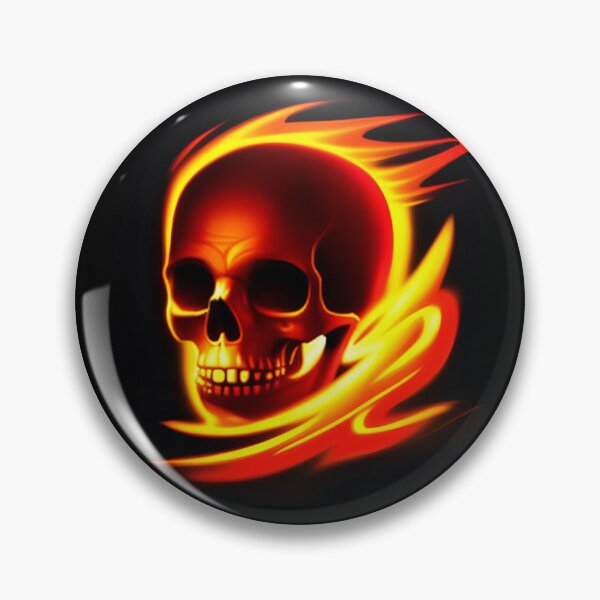 Item preview, cráneo ardiente designed and sold by SpawnofSutur.