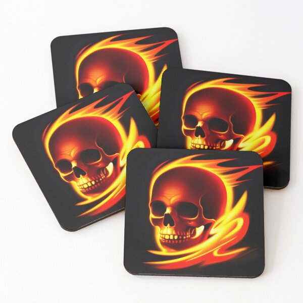 Item preview, burning skull designed and sold by SpawnofSutur.