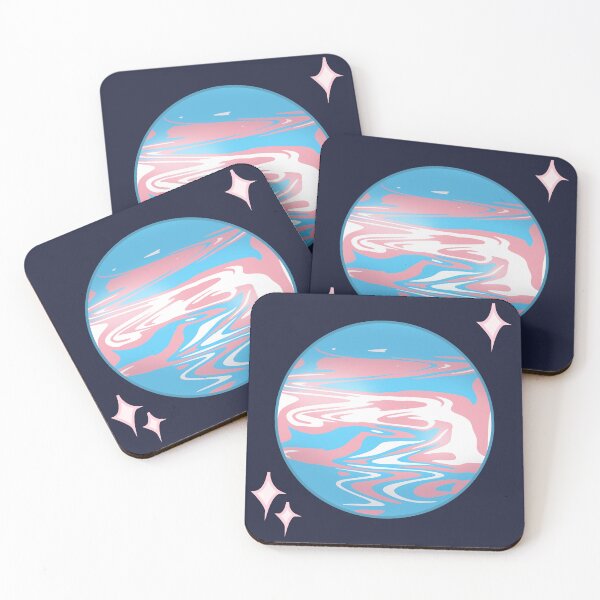 Item preview, Trans flag Planet Pride designed and sold by Roze Quartz.