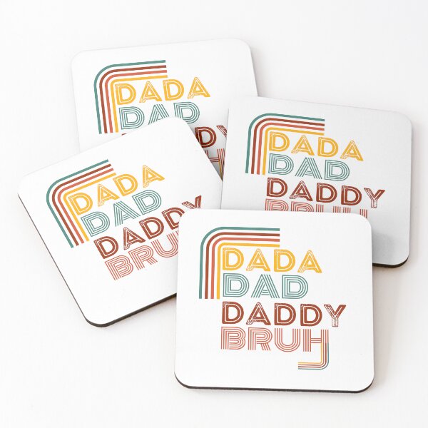 Item preview, DADA,DAD,DADDY,BRUH Vintage Sticker designed and sold by VibesSticker.