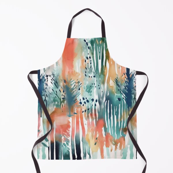 Item preview, Boho Watercolor Animal print turquoise-pink-orange designed and sold by DaisyMarroquin.
