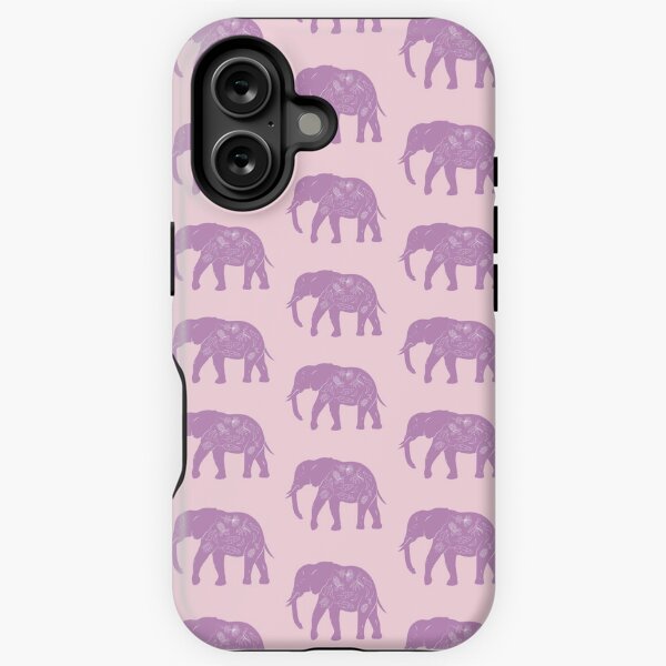 Item preview, Lilac Flora Elephant designed and sold by Natsnotfazed.