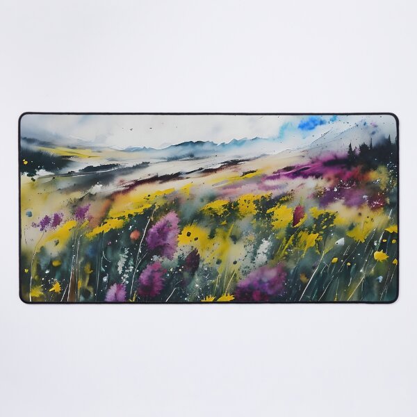 Aperçu de l'œuvre Champ de fleurs sauvages créée et vendue par DmBWatercolours.