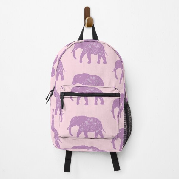 Item preview, Lilac Flora Elephant designed and sold by Natsnotfazed.