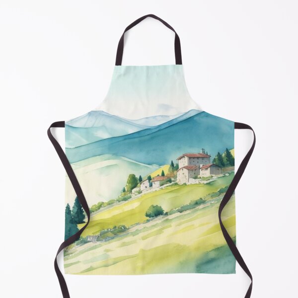 Item preview, Hillside Villas In Summer On The Apennine Mountains, Italy designed and sold by BBGIFTSUK.
