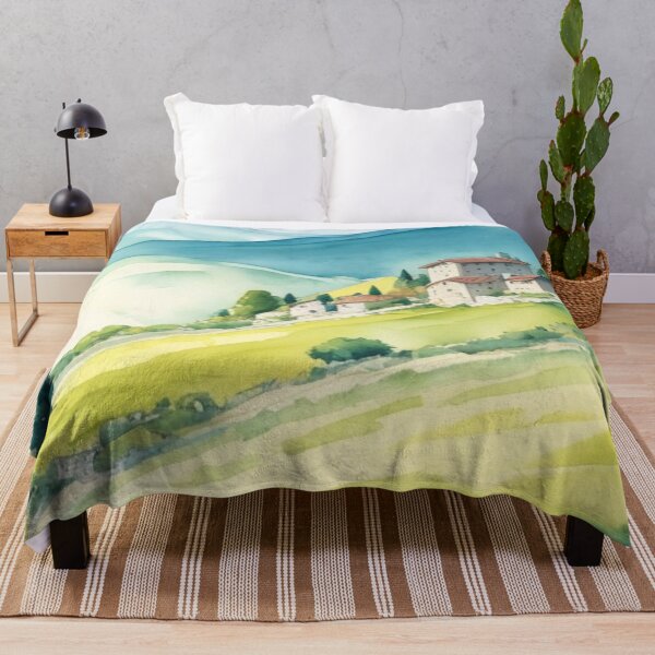 Item preview, Hillside Villas In Summer On The Apennine Mountains, Italy designed and sold by BBGIFTSUK.