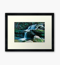 Leura Cascades Framed Print