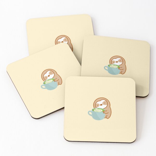 Item preview, Cute Matcha Latte Sloth designed and sold by theslothinme.