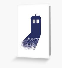 Doctor Who Greeting Card