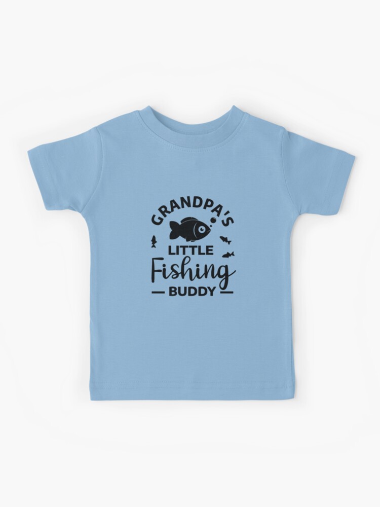 Fishing Grandpa / little fishing buddy fisherman grandson | Kids T-Shirt