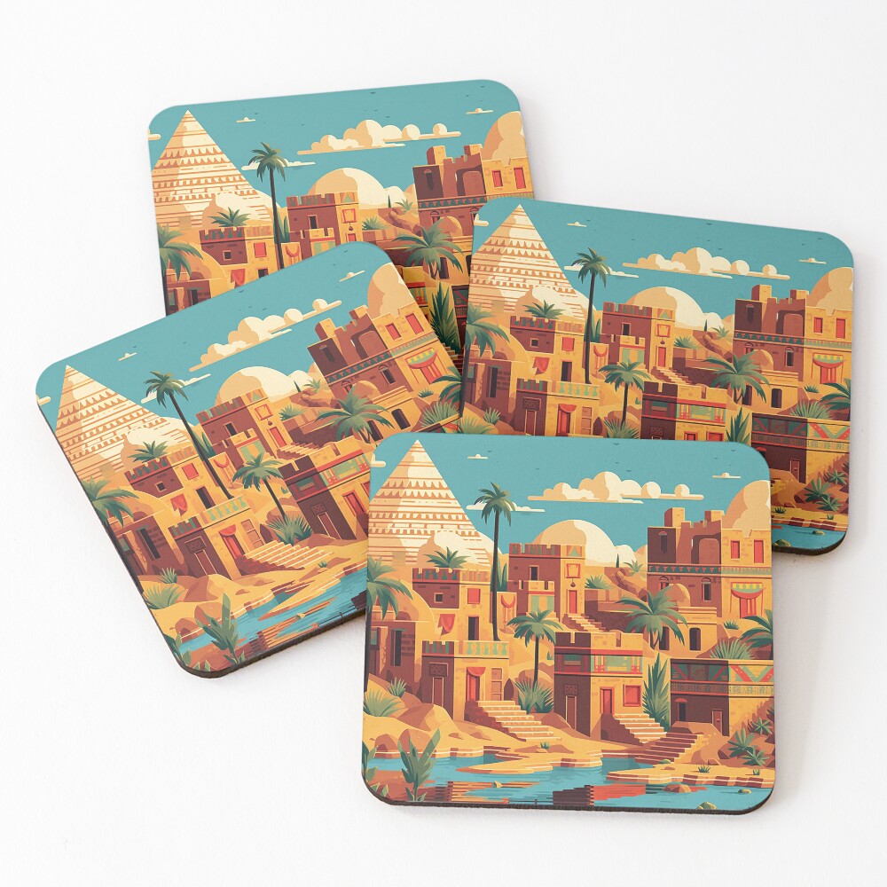 Item preview, Coasters (Set of 4) designed and sold by PyramidSchmear.