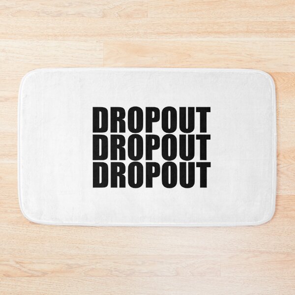 Item preview, (school) Dropout text shirt  designed and sold by korkmazdo.