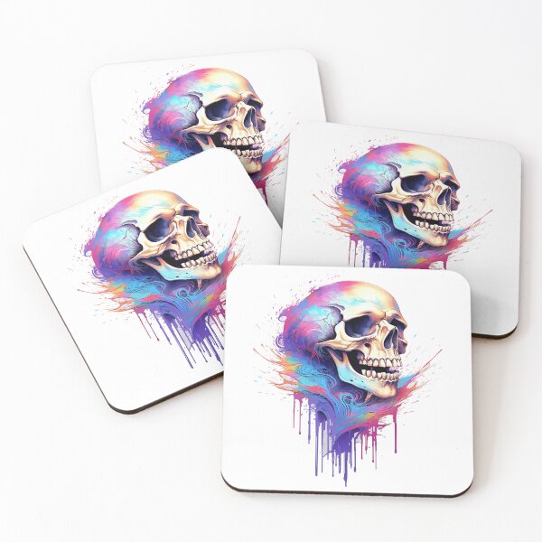 Item preview, Paint Dripping Skull designed and sold by CoutureCrypt.