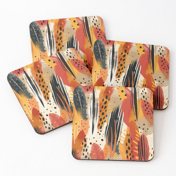 Item preview, Earth tones boho animal print pattern designed and sold by DaisyMarroquin.