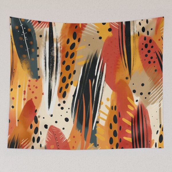 Item preview, Earth tones boho animal print pattern designed and sold by DaisyMarroquin.