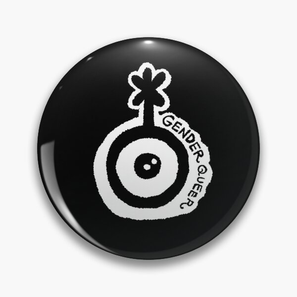 Item preview, Gender Unown : Genderqueer Sticker designed and sold by scrunglysticker.