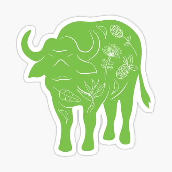 Item preview, Green Flora Buffalo designed and sold by Natsnotfazed.