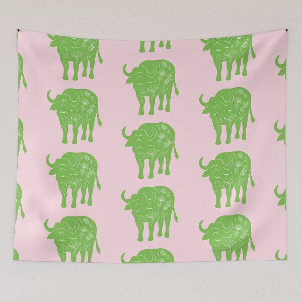 Item preview, Green Flora Buffalo designed and sold by Natsnotfazed.