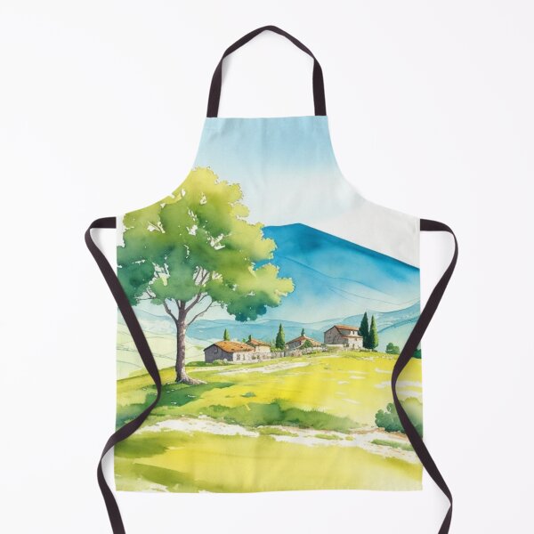 Item preview, Watercolour Landscape Of The Italian Apennine Mountain Range designed and sold by BBGIFTSUK.