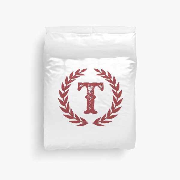 Item preview, Rustic Red Monogram: Letter T designed and sold by Jared Davies.