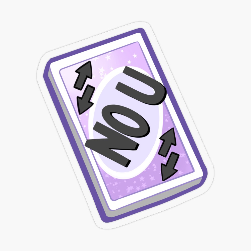 ANIMATED Uno Reverse Card Twitch Emote / Pink Card Emote / 