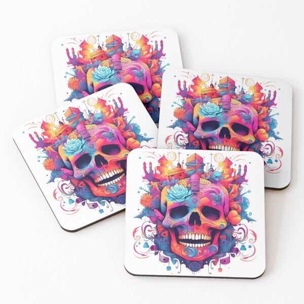 Item preview, Abstract Skull Temple designed and sold by CoutureCrypt.