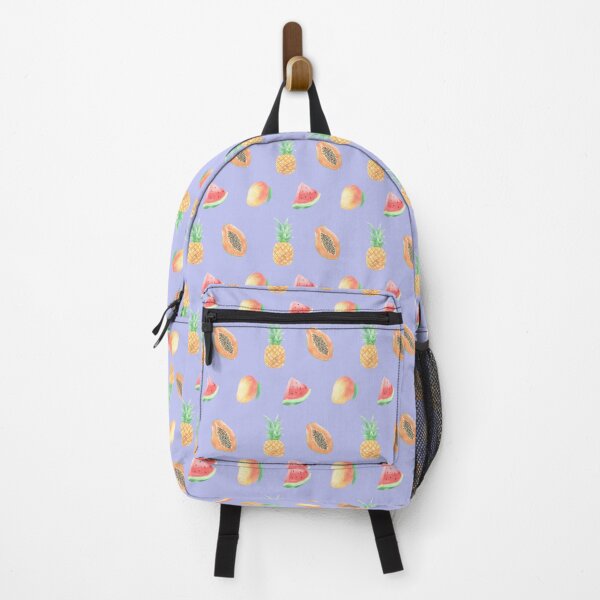 Item preview, Summer Tropical Fruit Pattern on Purple designed and sold by Melissa Mielke.
