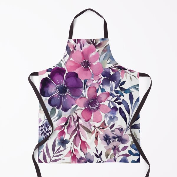 Item preview, Beautiful purple floral watercolor pattern designed and sold by DaisyMarroquin.