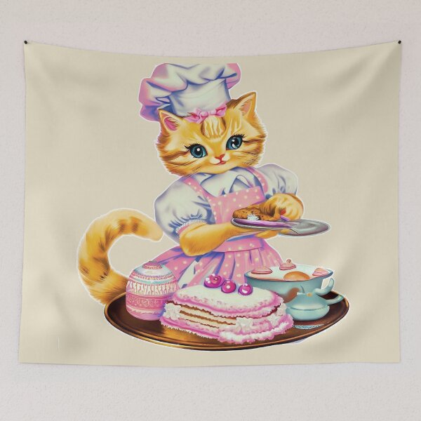 Item preview, cat cooking chef designed and sold by GLORY-LIFE.