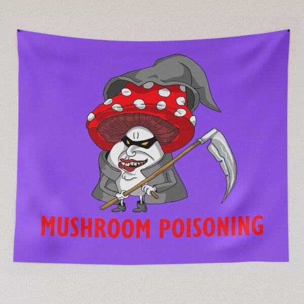 Item preview, mushroom poisoning designed and sold by AyseAkcay.