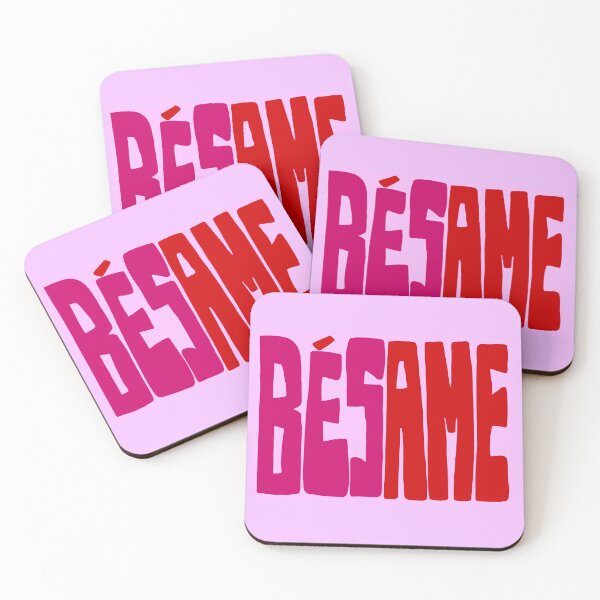 Item preview, Besame word print designed and sold by thehappylot.