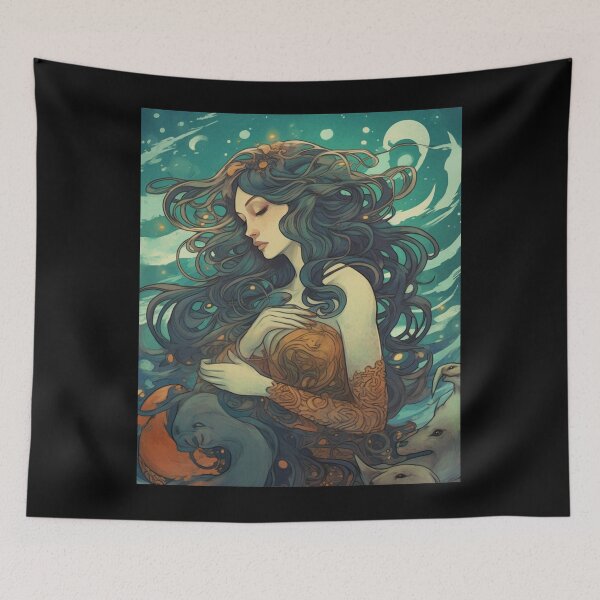 Item preview, Selkie, The Shape-Shifting Seals - Celtic Mythology Artwork designed and sold by JLCableStudio.