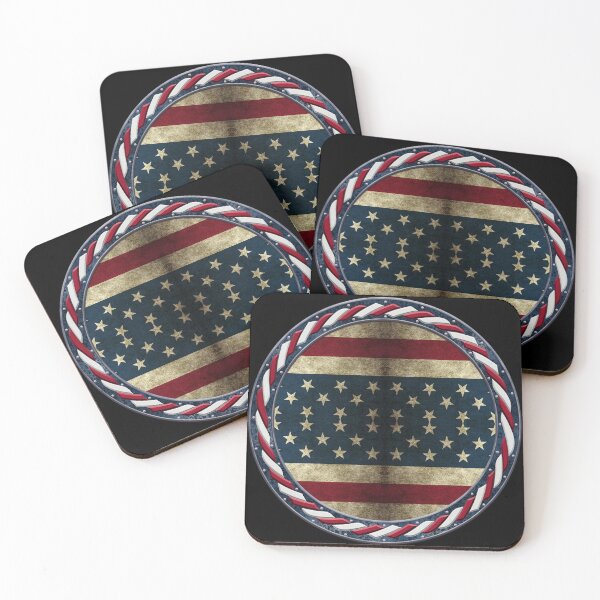 Item preview, Kaleidoscope July 4th Stars and Stripes in Celtic Circle Frame 23 designed and sold by Swabcraft.