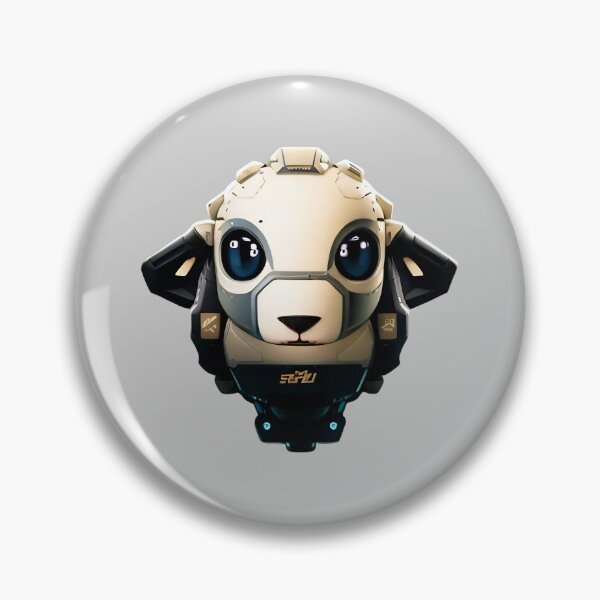 Artikelvorschau, Cute Sheep Robot 1 - Cooles Schaf Design entworfen und verkauft von SheepAttack.