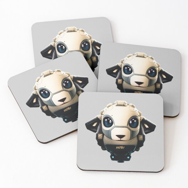 Item preview, Cute Sheep Robot 1 - Cool sheep design designed and sold by SheepAttack.