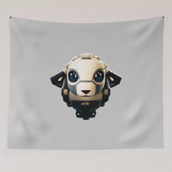 Item preview, Cute Sheep Robot 1 - Cool sheep design designed and sold by SheepAttack.