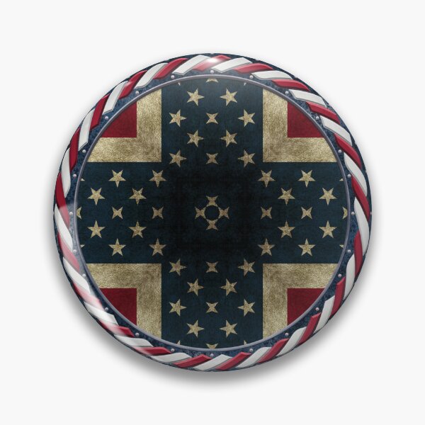 Artikelvorschau, Kaleidoscope July 4th Stars and Stripes in Celtic Circle Frame 25 entworfen und verkauft von Swabcraft.