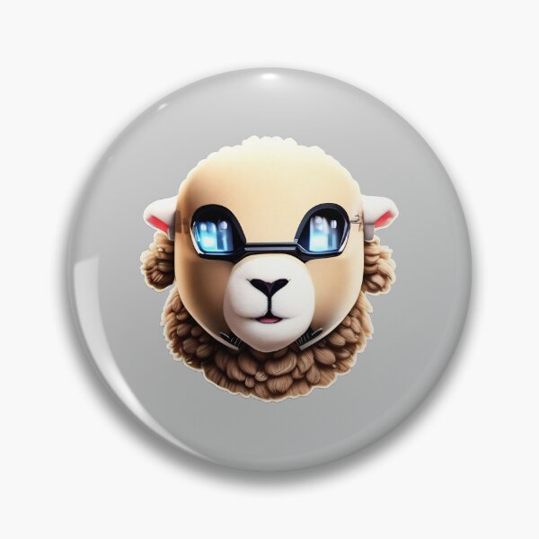 Artikelvorschau, Cute Sheep Robot 2 - Cooles Schaf Design entworfen und verkauft von SheepAttack.